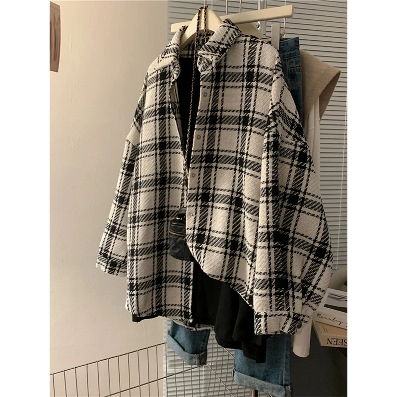 格子衬衫长袖1800