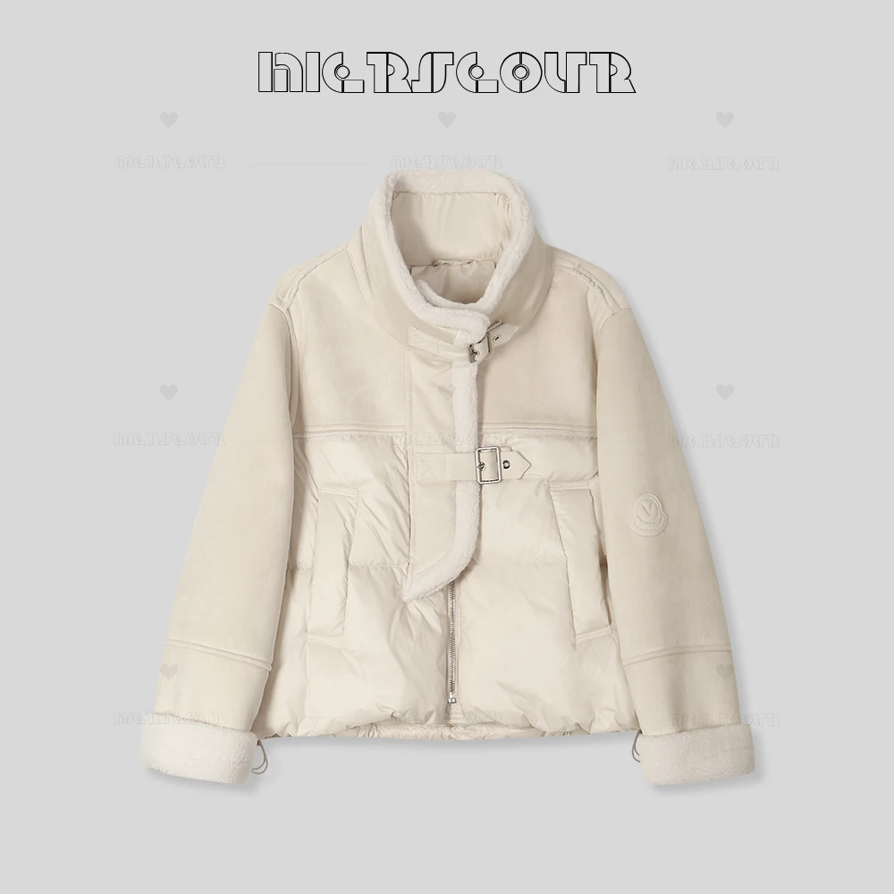 冬季新款简约机车风休闲羽绒服9905