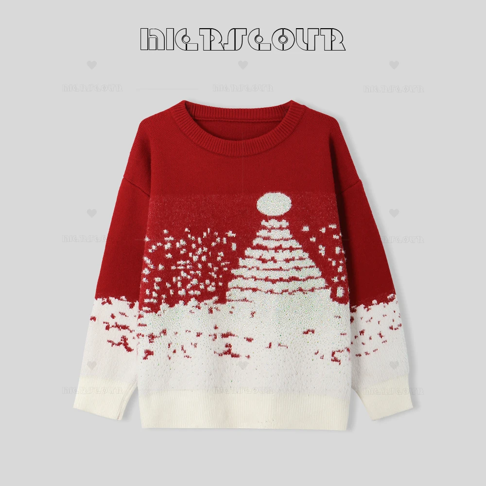 新款时尚氛围感烫钻毛衣7802