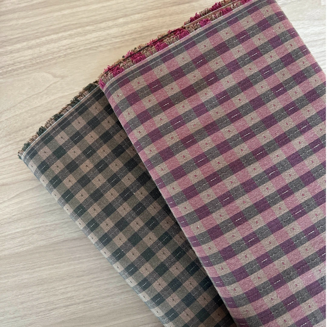 台湾羽织先染布棉布可连裁DY1402系列手工diy拼布制作