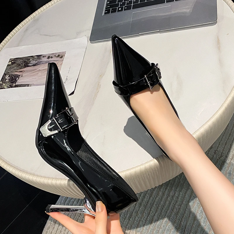 绝美气质尖头高跟鞋女细跟夏季御姐性感2024新款百搭法式浅口单鞋