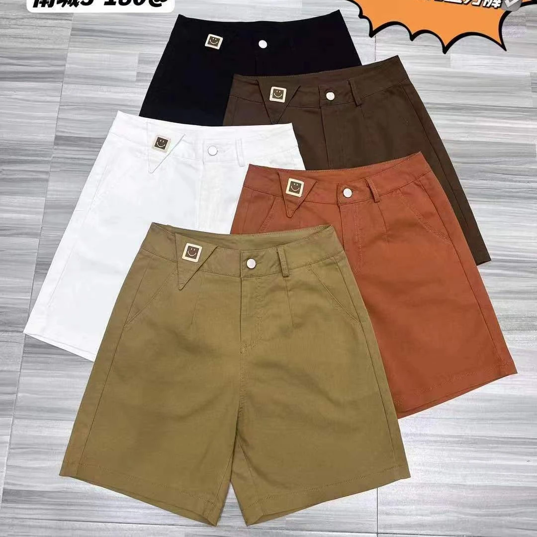 2024显瘦百搭女装潮流简约短裤2221