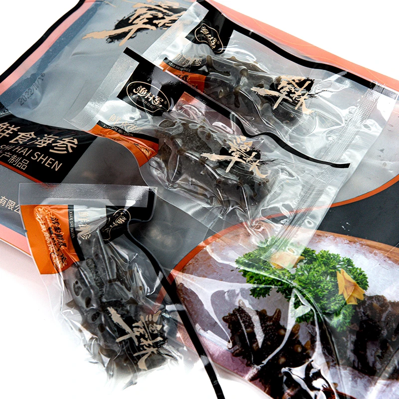 渔林军无公害鲜食海参 口感紧实 无添加 12只/500g精品