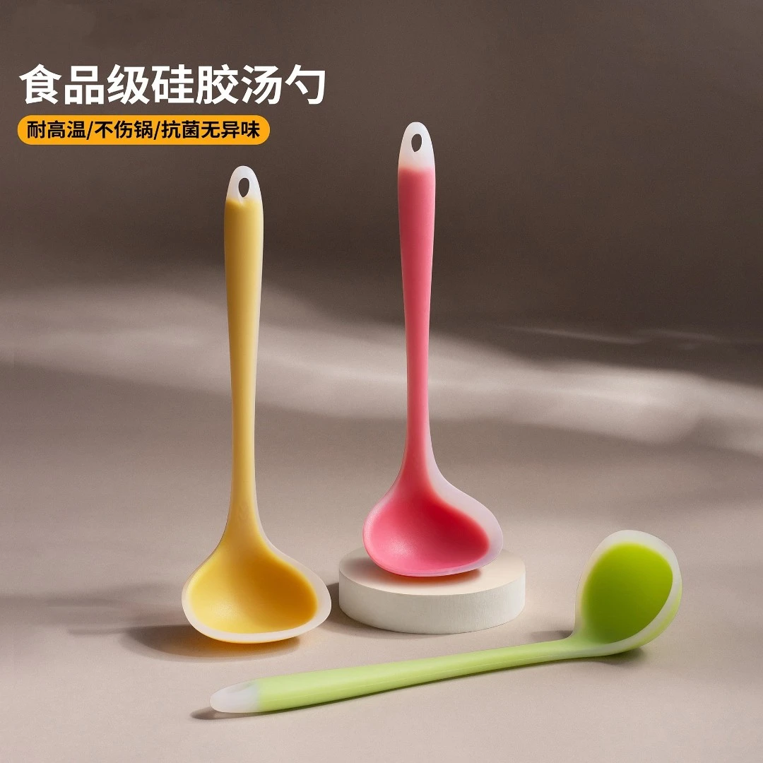 SALRUE/小手乐宝宝辅食汤勺小号婴儿汤勺食品级硅胶耐高温勺子