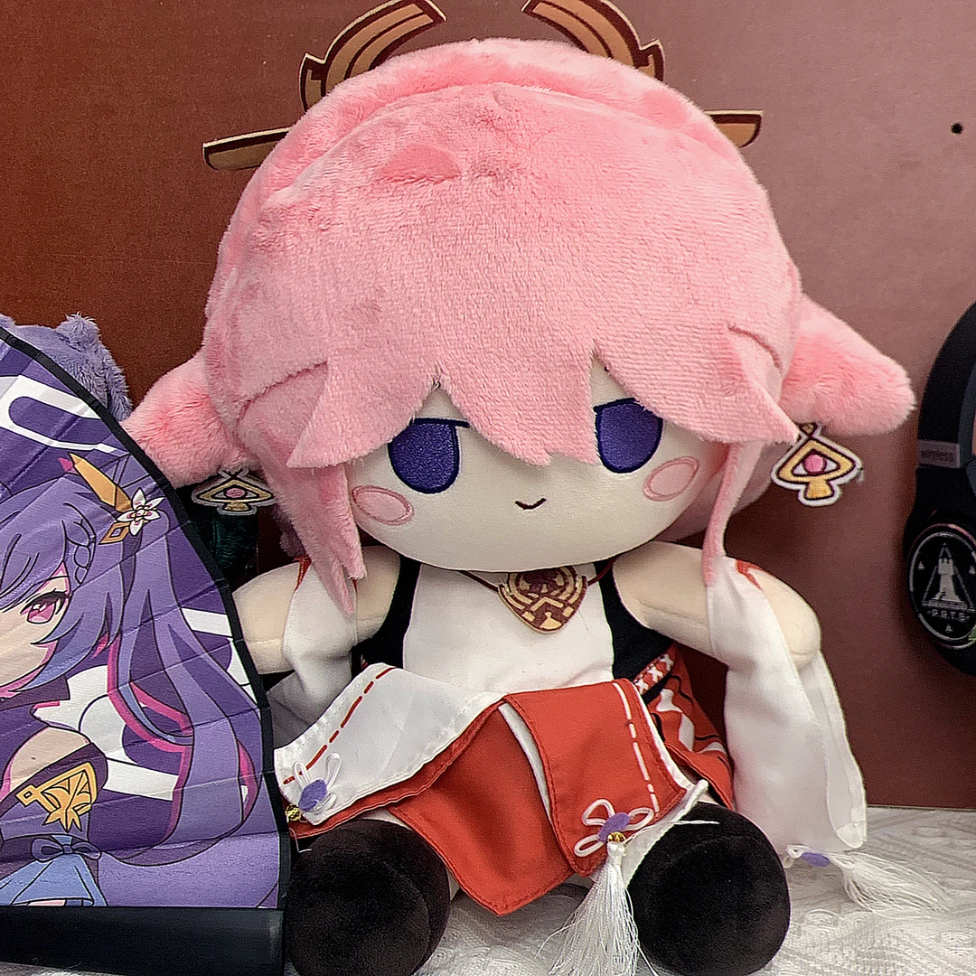 【NINA酱】同人周边八重神子坐姿棉花娃娃