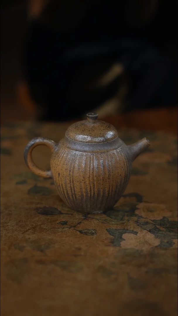 【闪购商品】陶瓷|A65柴烧小壶