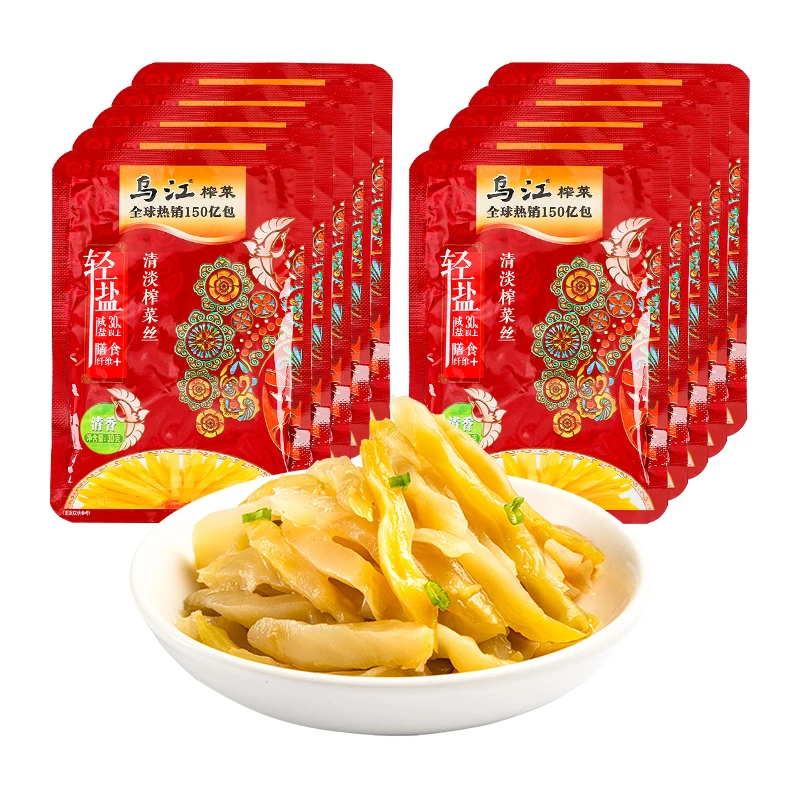 乌江涪陵榨菜丝家庭装清淡微辣重庆涪陵开味下饭菜