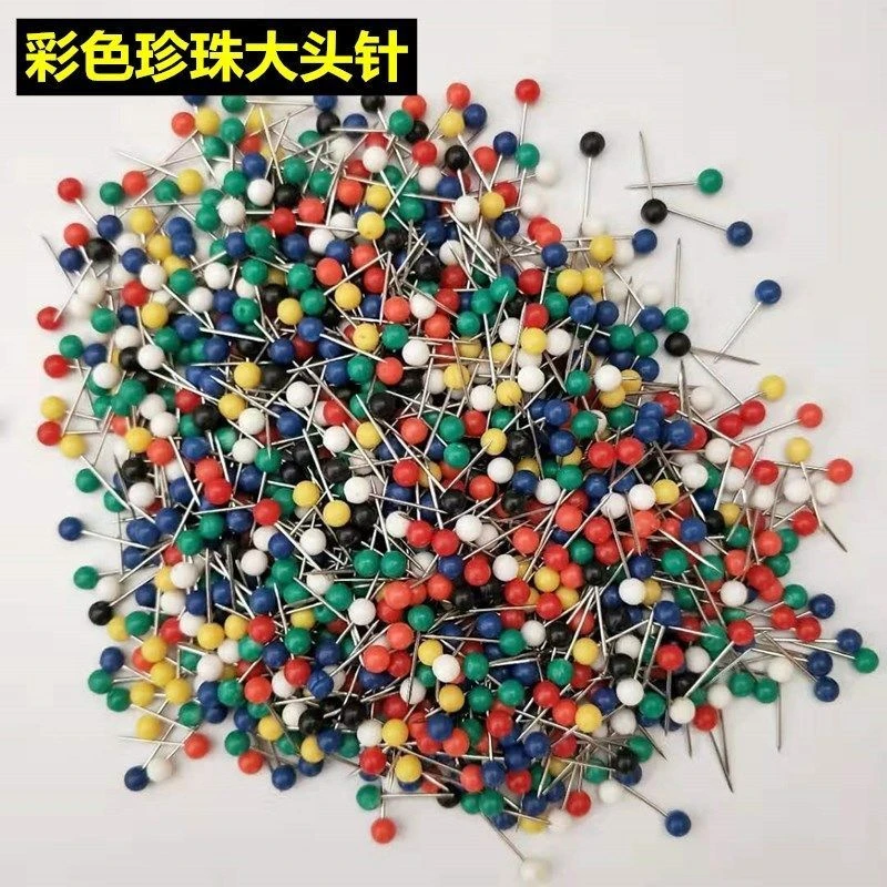 起航彩色珍珠大头针线组钓鱼线盒主线轴绕线圈固定大号别针小号定