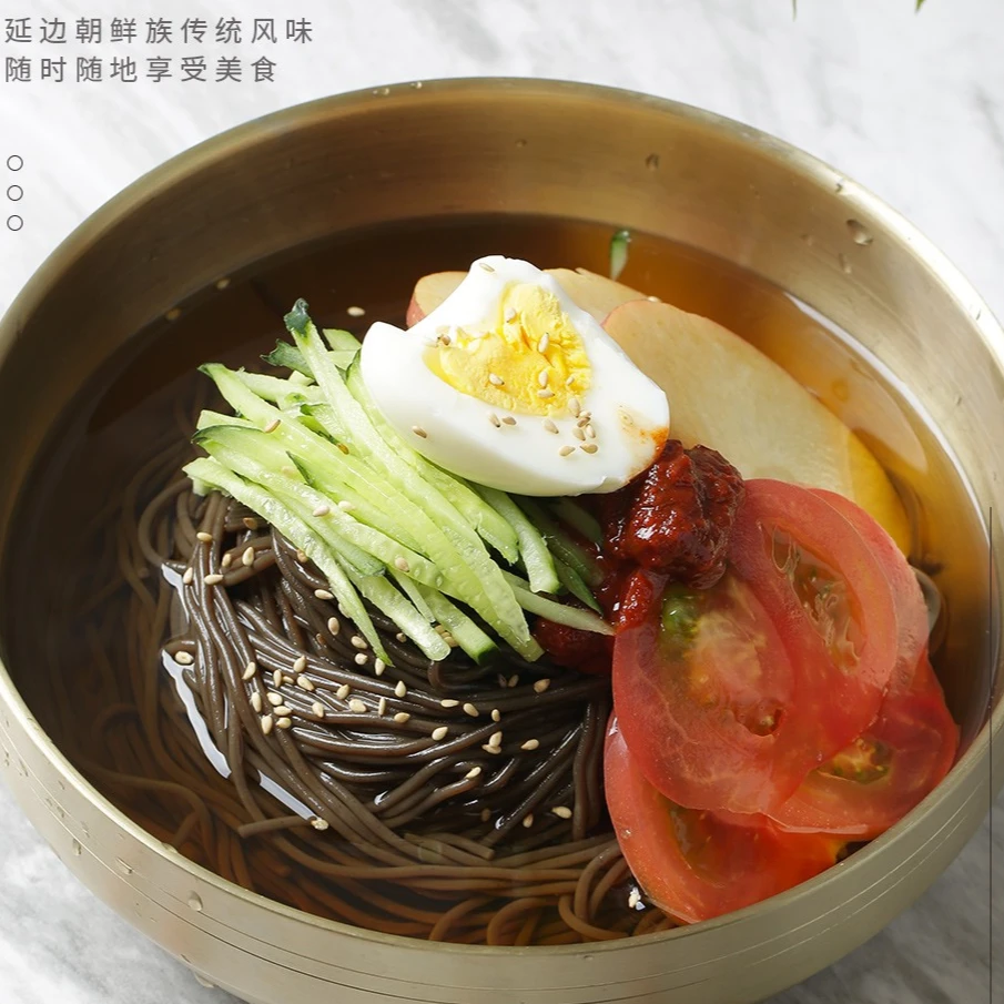 朴美钰延边朝鲜族荞麦冷面602克/袋，6袋营养食用冷冻美食味道