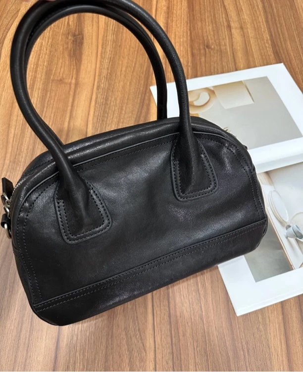 中古保龄球植鞣牛皮包