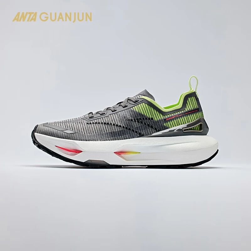 安踏雨燕越野户外跑鞋男夏季轻质路跑防滑运动鞋子112436603A