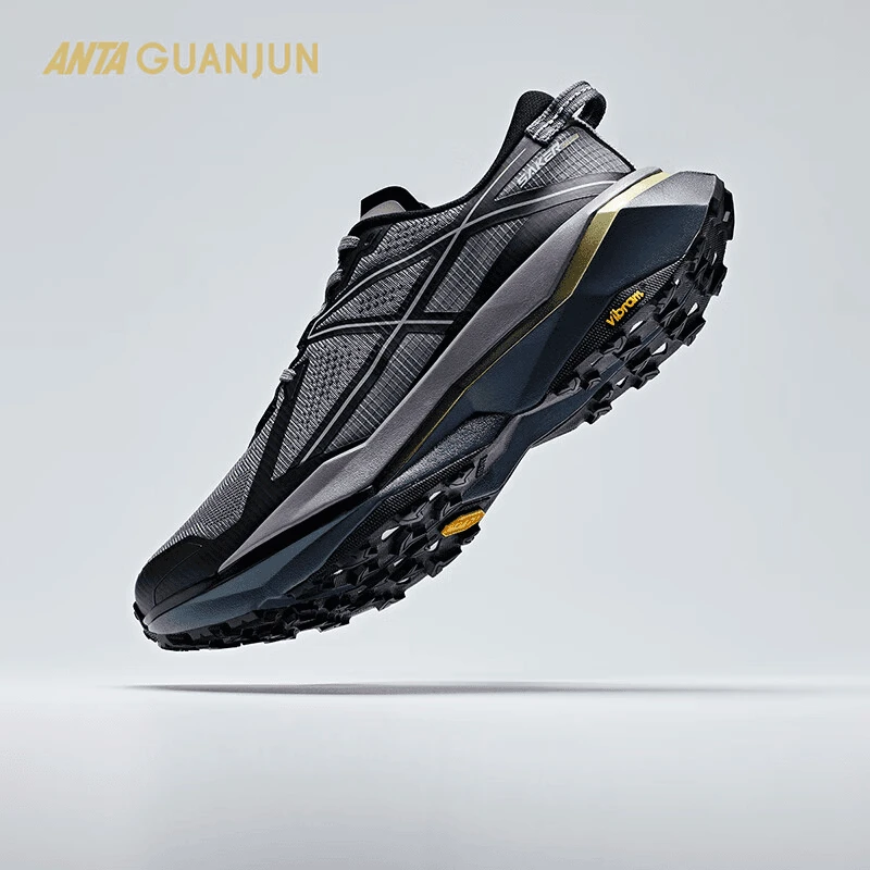 安踏猎隼2代精英版丨氮科技户外越野跑鞋男鞋女减震碳板运动跑鞋