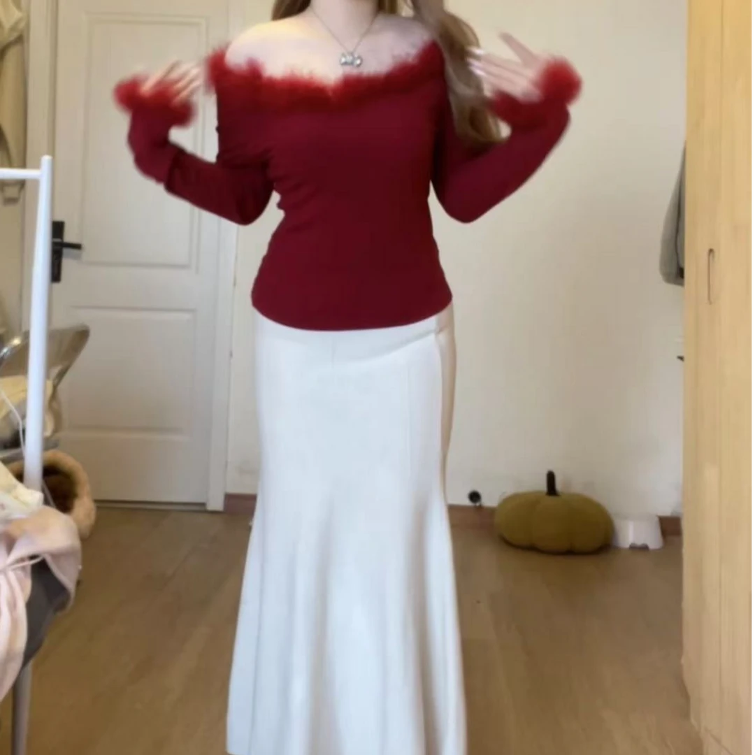 大码纯欲显瘦上衣