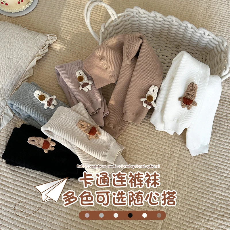 冬季袜子婴儿九分打底裤儿童外穿宝宝连体加绒女童连裤袜百搭