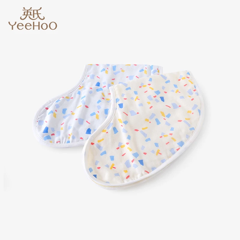 英氏宝宝拍嗝垫肩吐奶巾口水巾新生婴儿纯棉纱布围兜柔软隔奶围嘴