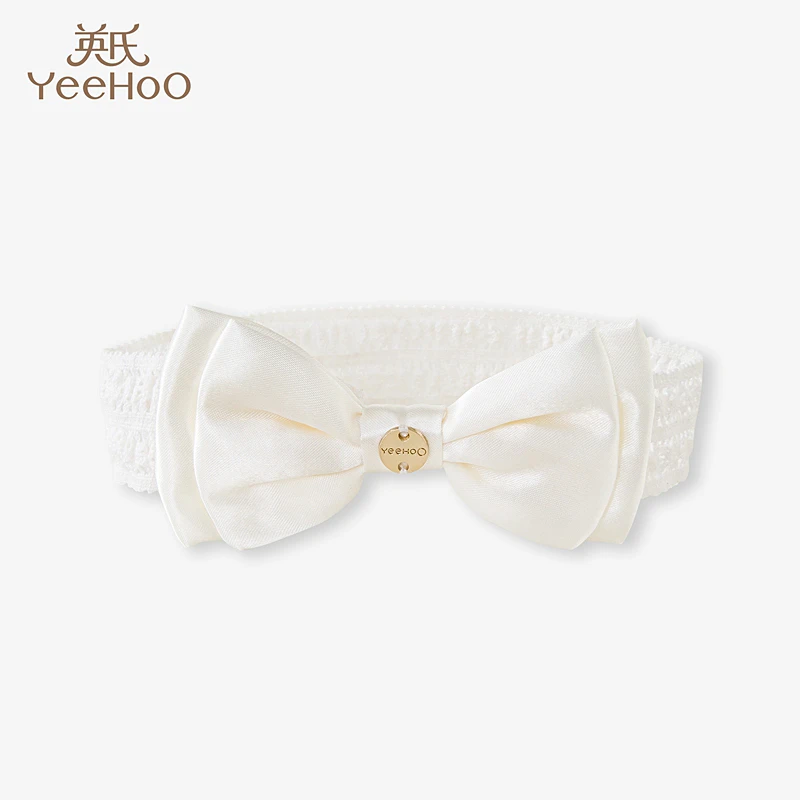 【商场同款】英氏儿童蝴蝶结发带女童可爱发绳头饰时尚气质小香风
