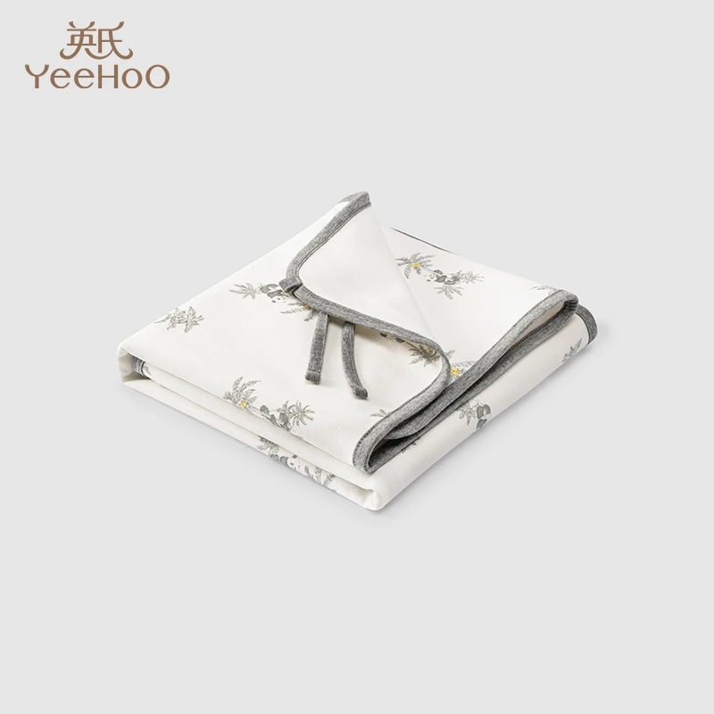 【商场同款】英氏熊猫隔尿垫防渗漏大尺寸床单床垫可水洗新款