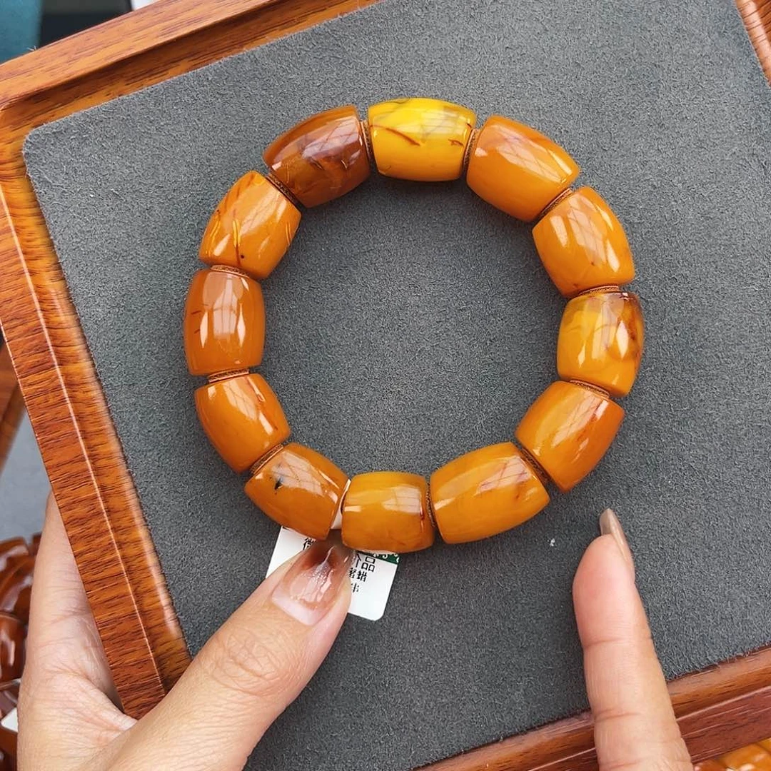 琥珀手链未镶嵌16m 马蹄