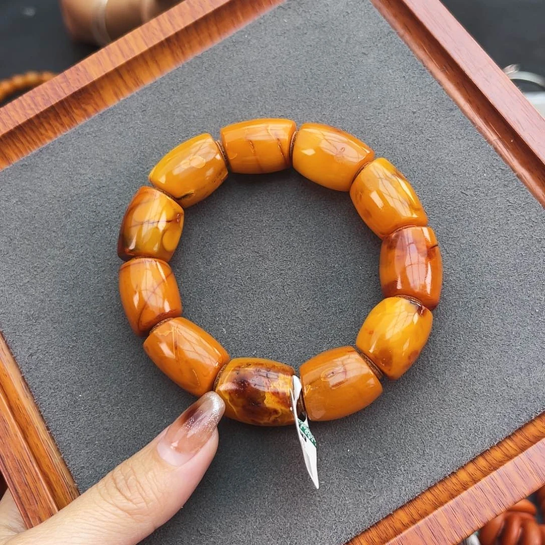 琥珀手链未镶嵌16 m 马蹄