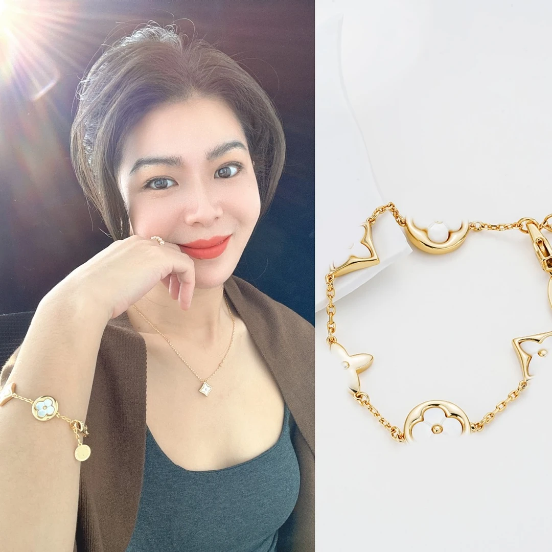 铜合金手链 仙女气质百搭小众经典简约显白四叶草【9612】