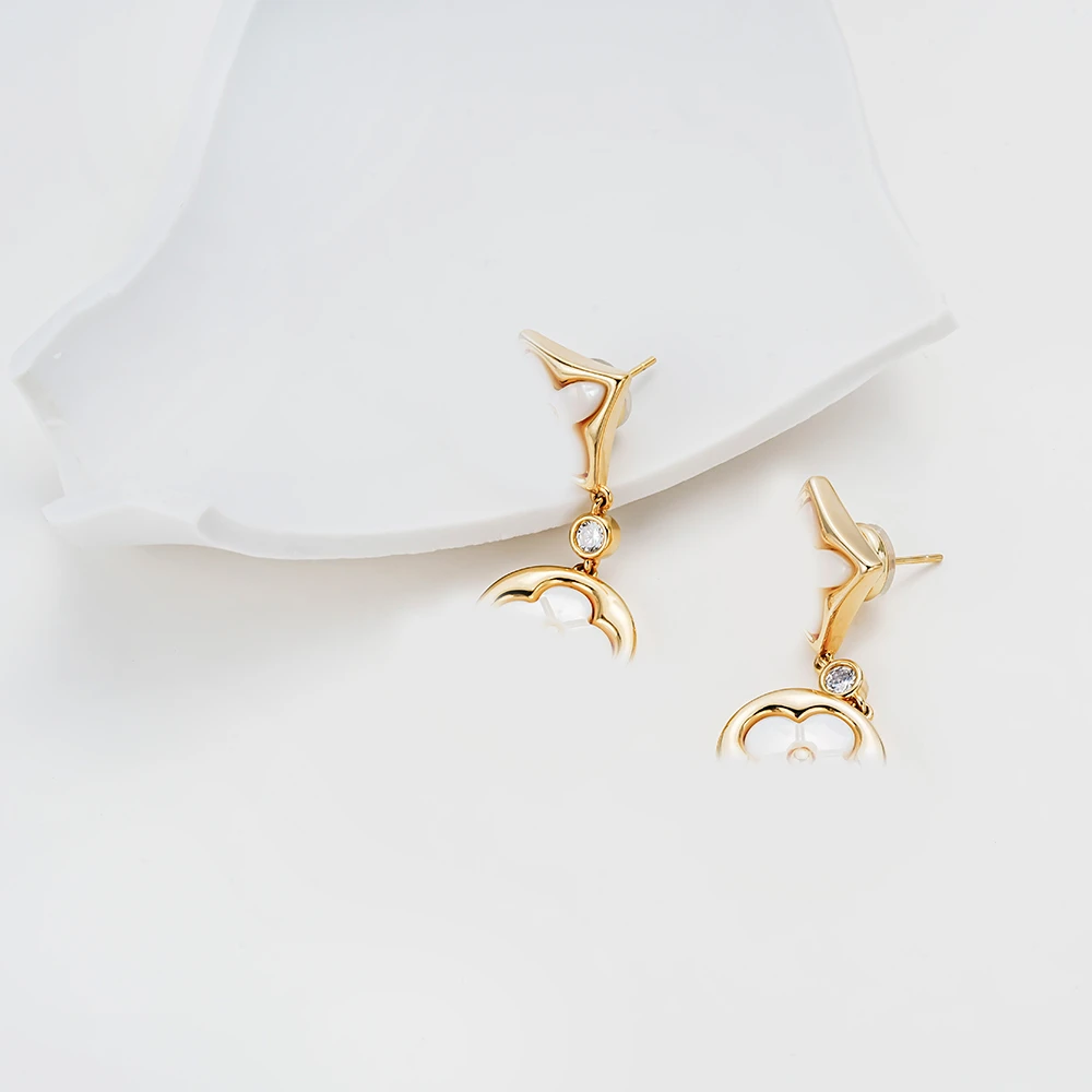 铜合金耳饰 法式气质简约百搭时尚【9603】