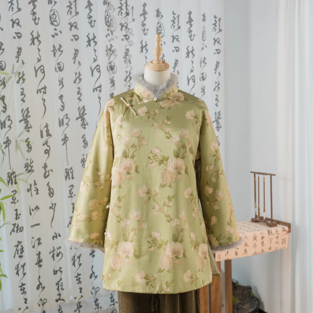 【瑾舟D】中式国潮风中国风外套上衣保暖棉衣时尚百搭新款