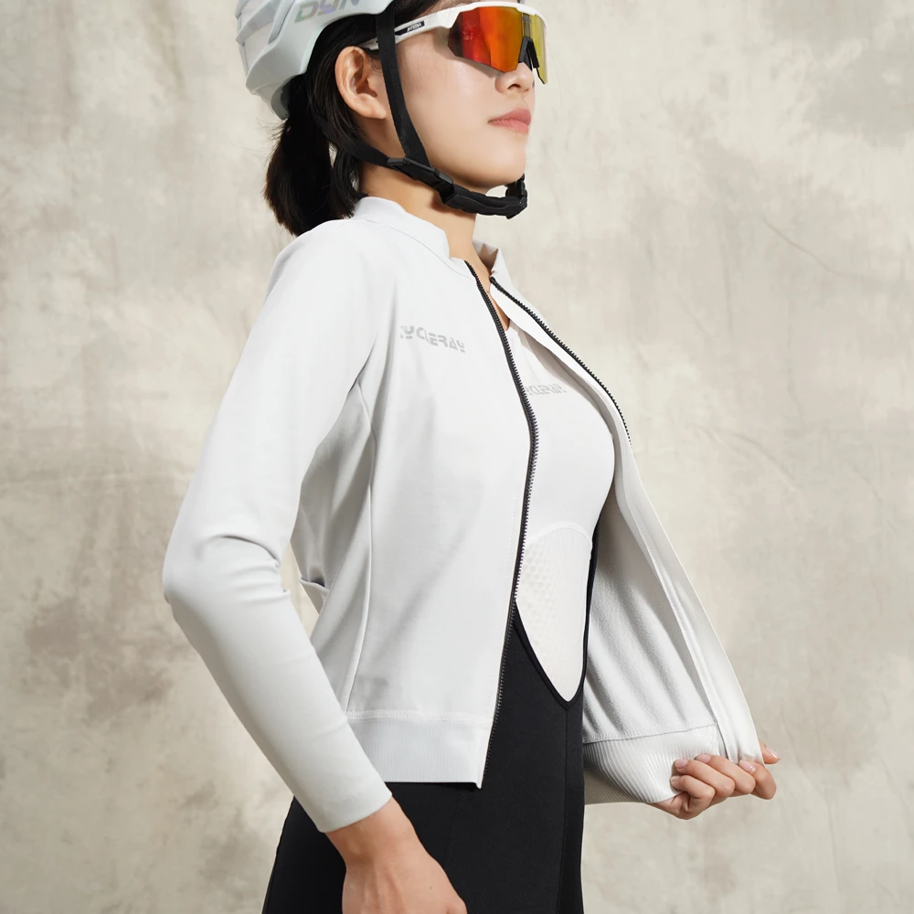 CYCLERAY秋冬抓绒骑行服男山地公路车加厚加绒保暖公路车骑行衣服
