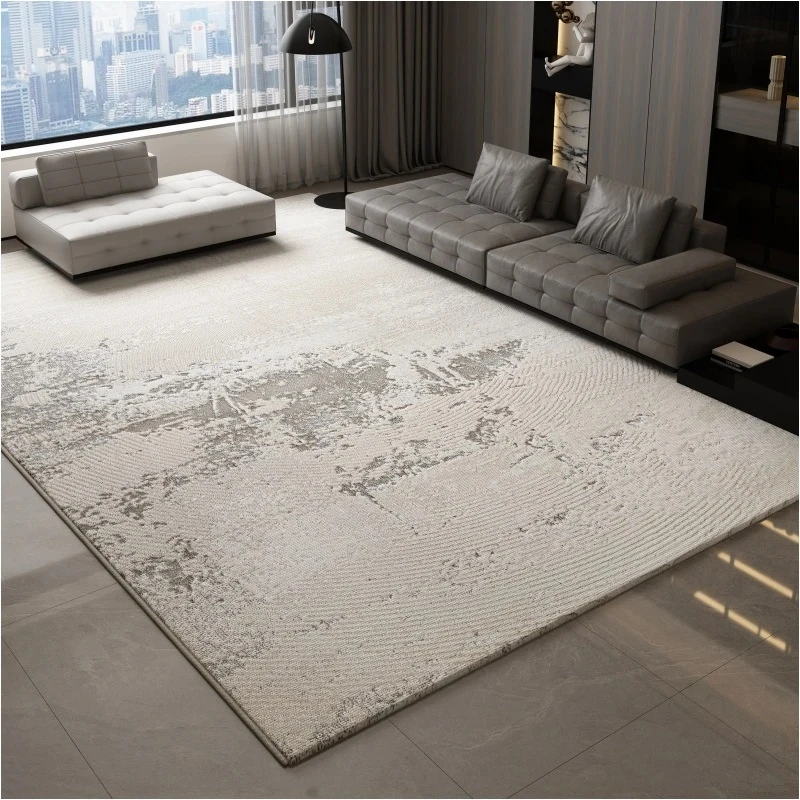 【安德森】客厅地毯现代简约意式轻奢高级灰茶几毯卧室耐脏易打理