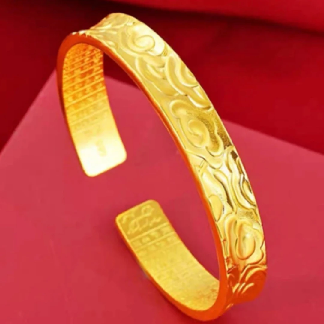 合金手镯 合金材质 开口祥云手镯