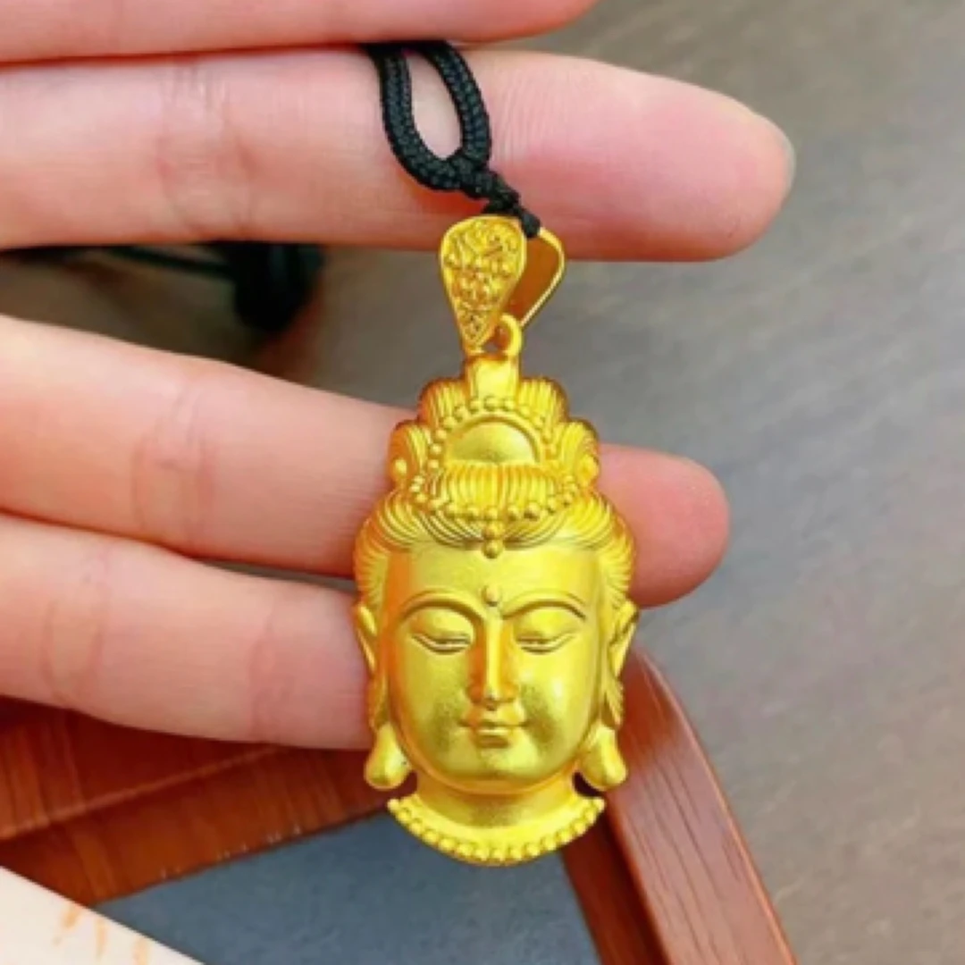 合金吊坠 合金材质 观音头吊坠