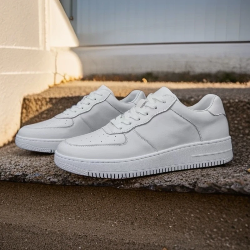 2025新款送女友头层牛皮空军潮鞋情侣鞋男女运动时尚百搭休闲鞋