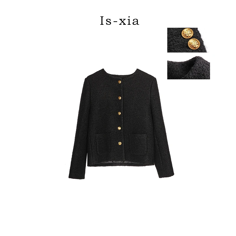 【圈圈纱小香】秋冬加厚高品质圈圈纱小香气质时尚轻奢百搭外套长