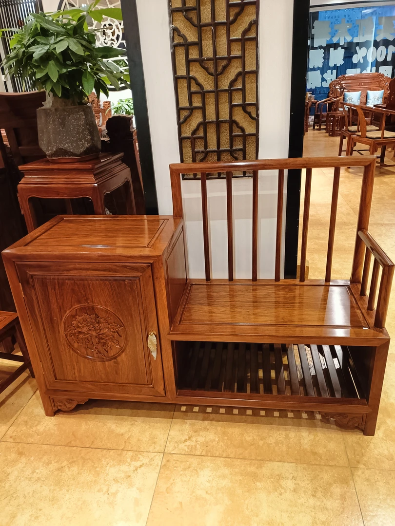 刺猬紫檀换鞋柜120.40.88