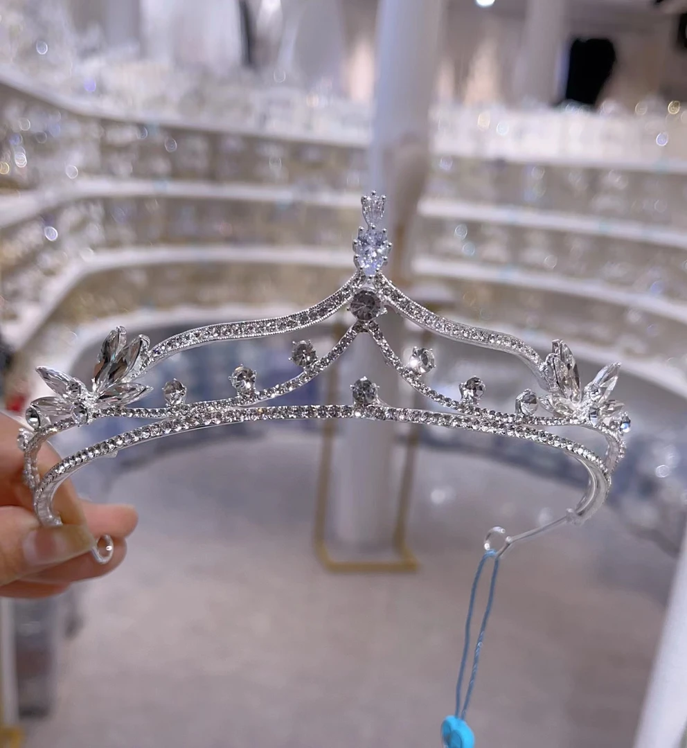 金钻新娘新款精致小皇冠韩式公主百搭发饰