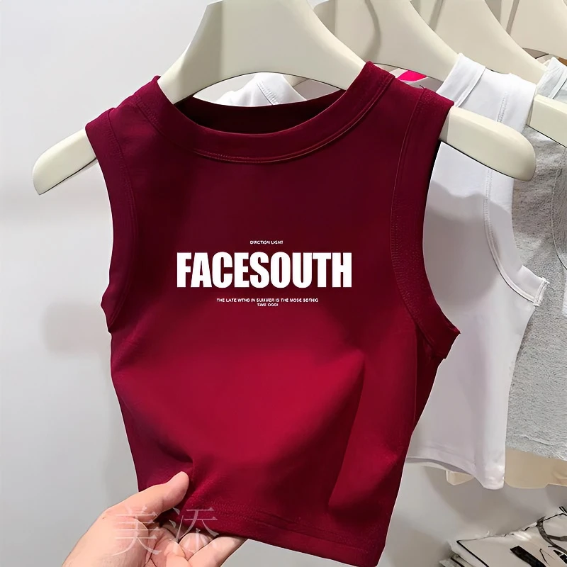 高考毕业季甜辣妹出游穿搭吊带小背心女夏季新款内搭短款无袖上衣