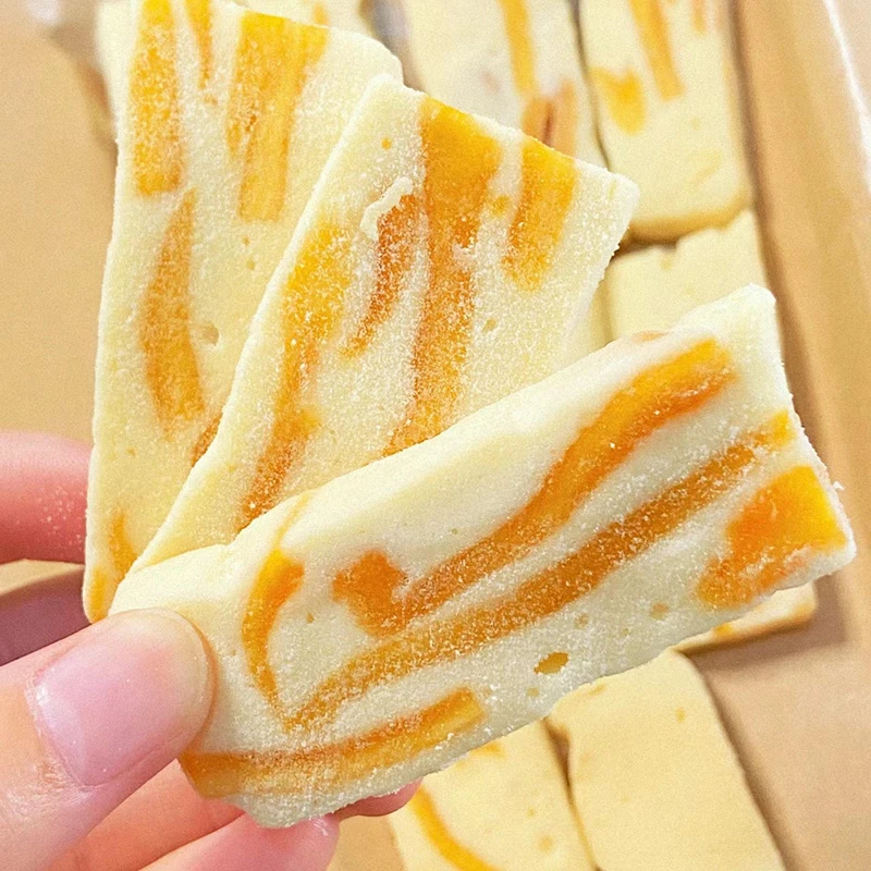 猴知县6月8号到期芒果奶糕软糯酸甜雪花酥芒果干牛轧糖办公室零食