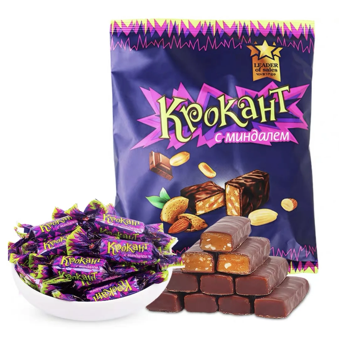 kdv俄罗斯紫皮糖原装正品进口巧克力糖果零食年货喜糖批发