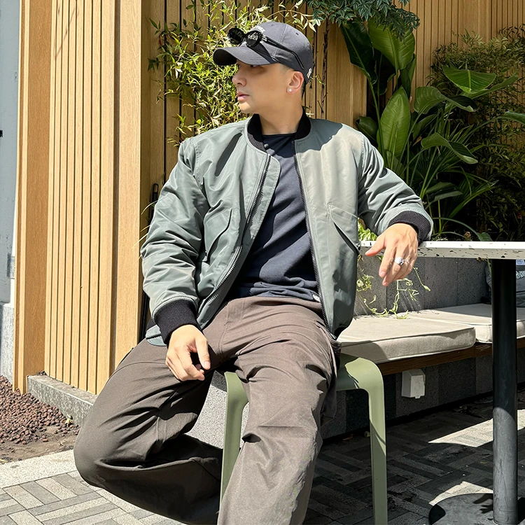 【0511秋冬新款】经典飞行员夹克时尚休闲运动户外男女同款A5JK6026