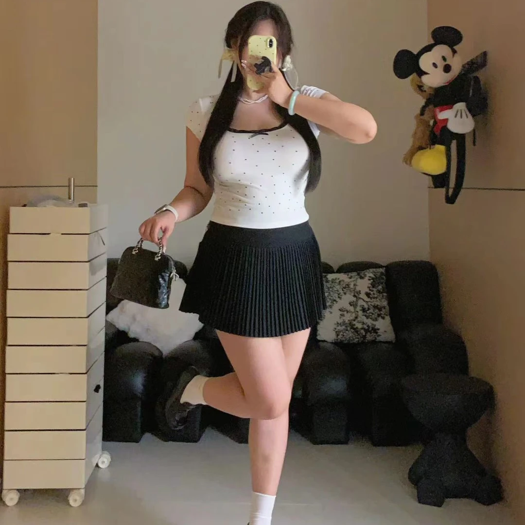 慧芝huizhi 烫钻蕾丝T 定制款 重工定制蕾丝拼接烫钻辣妹上衣