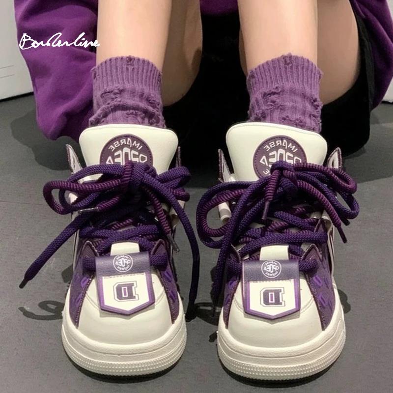 双11爆款棣棣同款魔法面包鞋国潮复古情侣休闲百搭增高设计板鞋