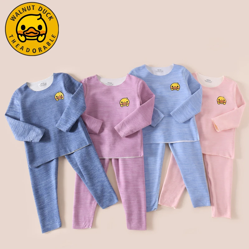 小黄鸭儿童秋冬季两件套新款秋装宝宝套装QD881-TY