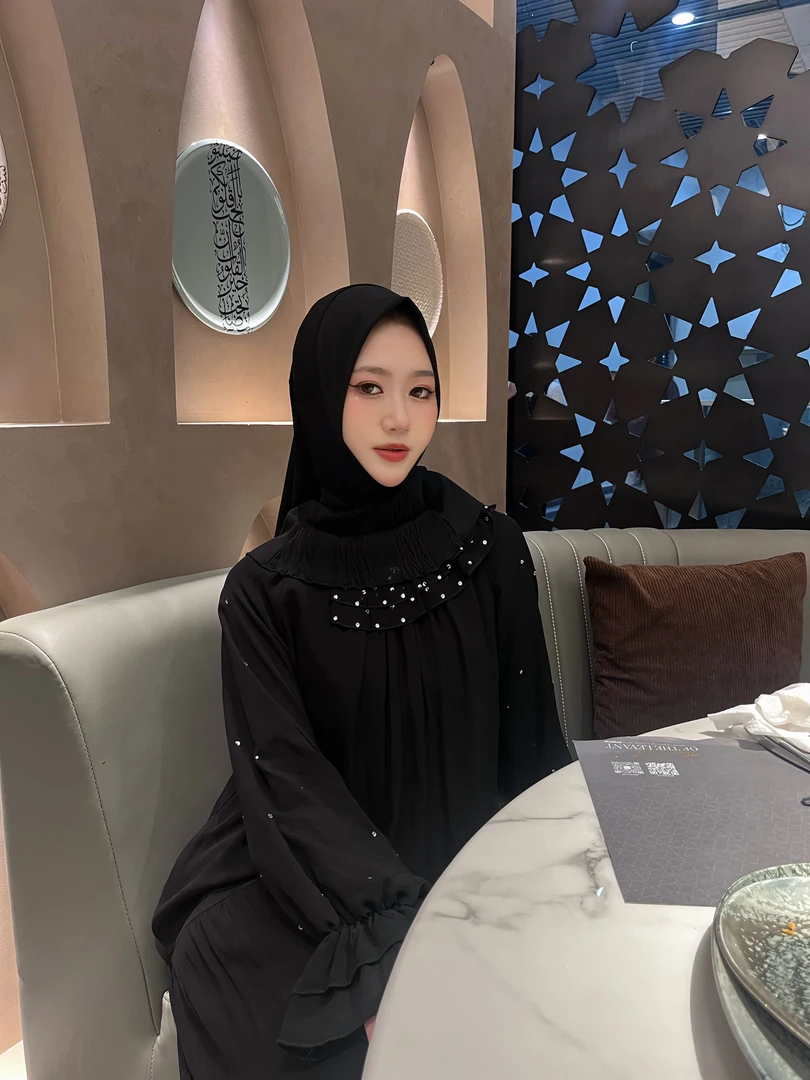 Mary.sr  风吹柳叶片片飞  垂感薄款飘逸头套