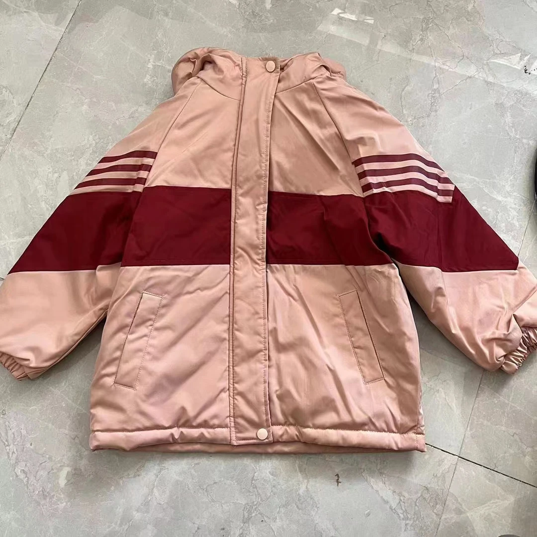 一件 丽子家 儿童秋冬装女童粉色冲锋衣