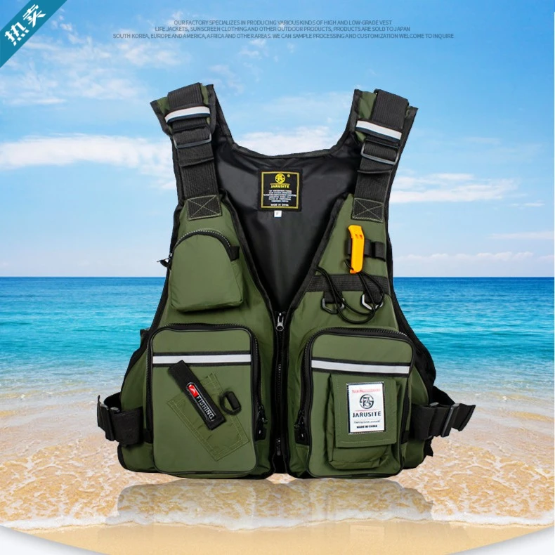 大浮力成人救生衣钓鱼专用游泳路亚防侧翻腰带海钓五点救生衣马甲