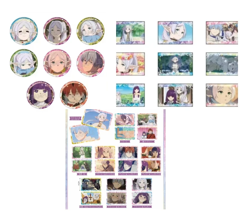 【代拆】葬送的芙莉莲 百面相吧唧徽章第二弹透卡 动漫盲盒周边谷子