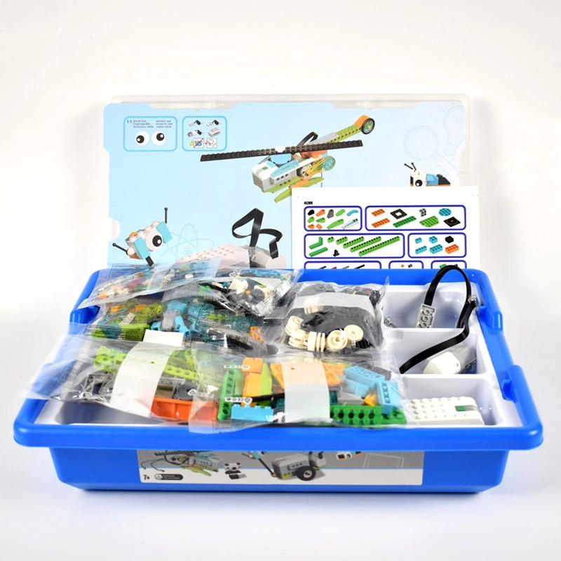 wedo2.0兼容乐高机器人可编程scratch套装45300教具教材电动套装