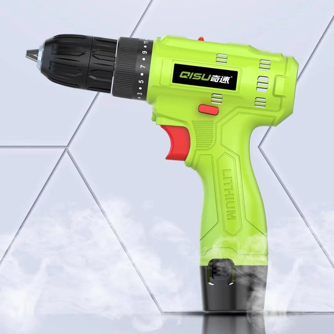 奇速充电强劲锂电钻转双速强劲锂电钻家用多功能手枪钻电动工具
