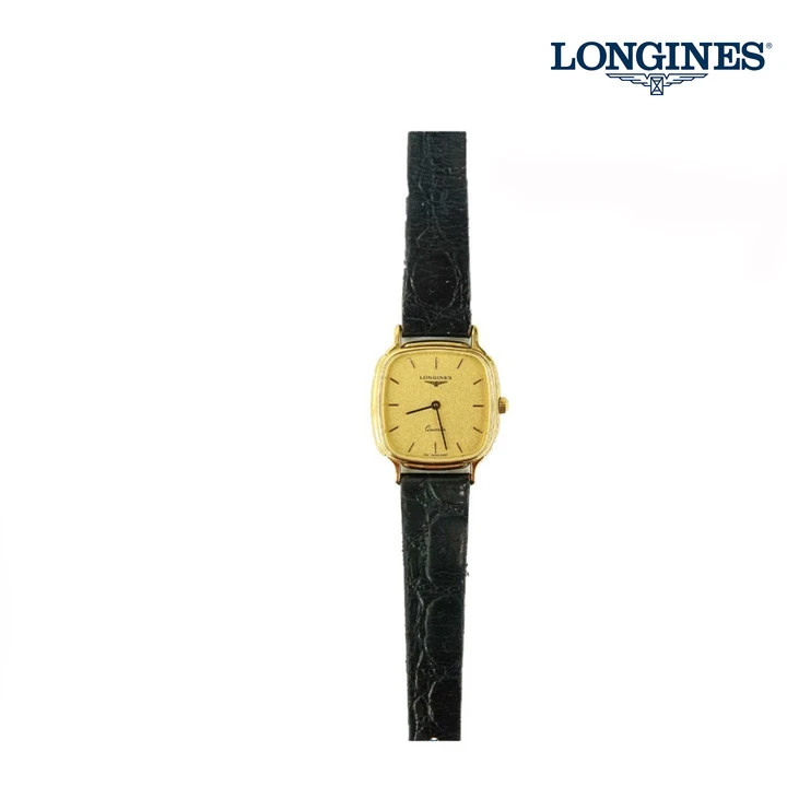 95新 Longines/浪琴 /石英/y3yx03112504/方型金盘手表