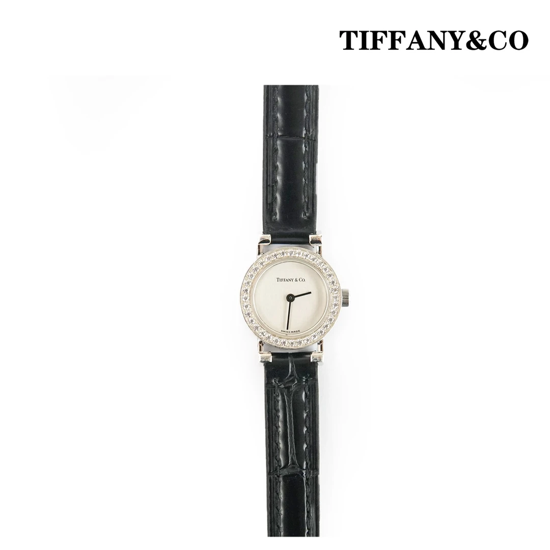 95新 Tiffany & Co./蒂芙尼 圆型表盘石英手表/yx02123501