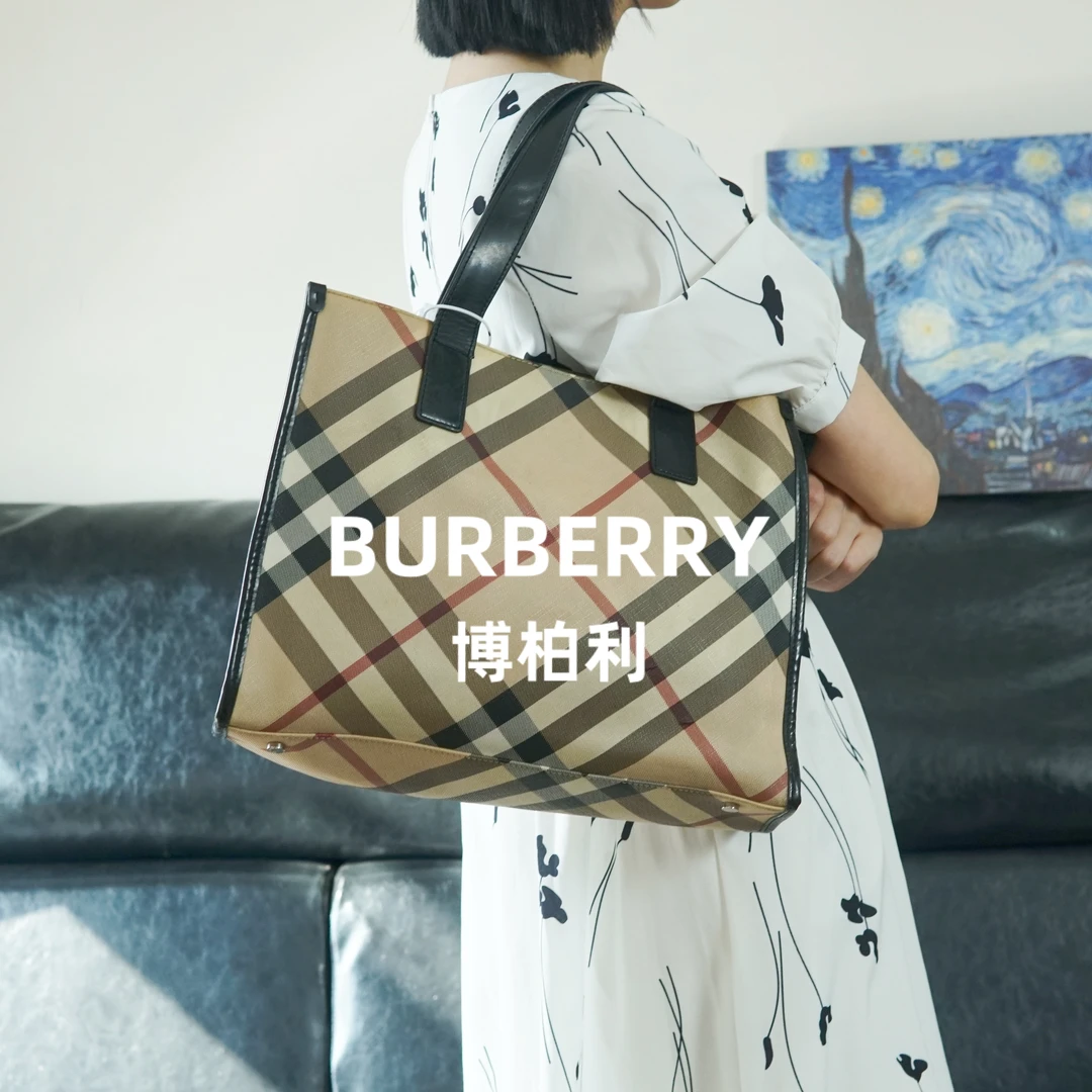 95新 BURBERRY/博柏利 格纹单肩包/ZZ09310059/0059